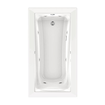 American Standard Green Tea 21" x 66" Whirlpool Bath Tub in White