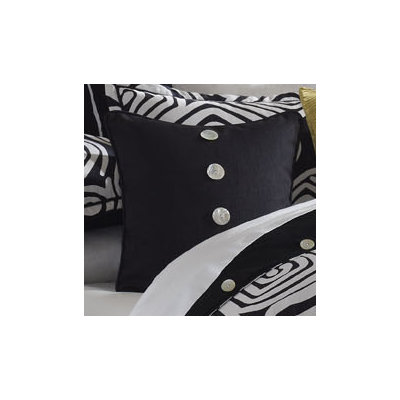 Hampton Hill Calypso 18" Decorative Pillow in Black