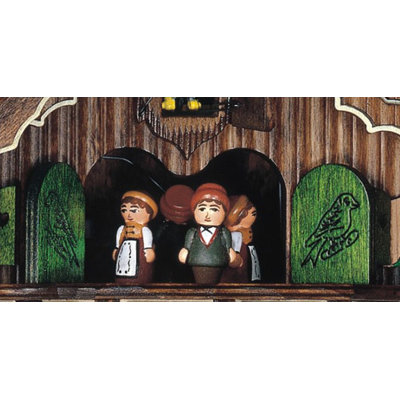 Schneider 18" 8-Day Movement Cuckoo Clock with Bell Ringer