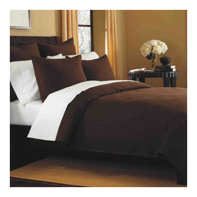 J&J Bedding Classic Quilt Collection in Coffee Stripe