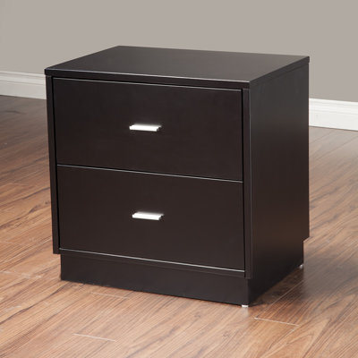 Manhattan 2 Drawer Nightstand by Alpine Furniture -image