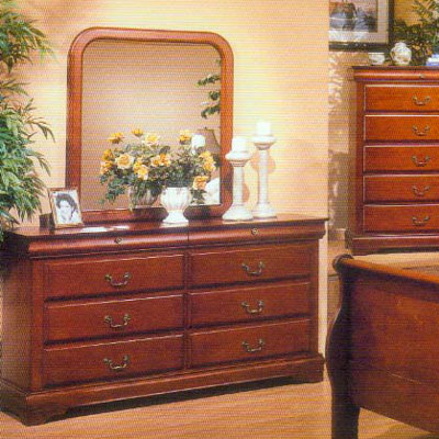 Louis Philippe 8 Drawer Dresser by Alpine Furniture -image
