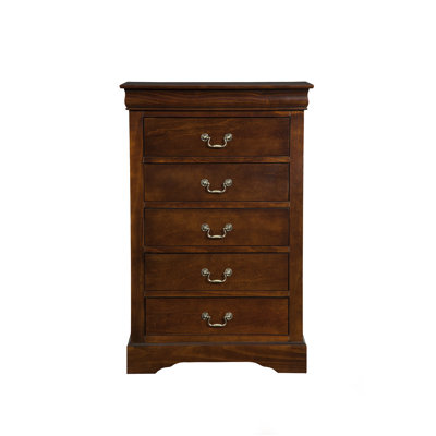 West Haven 5 Drawer Tall Boy Chest by Alpine Furniture -image