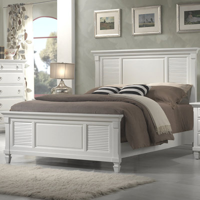 Winchester Shutter Panel Bed by Alpine Furniture -image