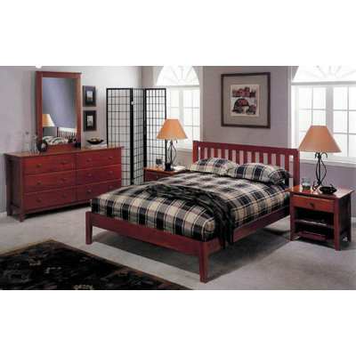 Portola Slat Bedroom Collection by Alpine Furniture -image