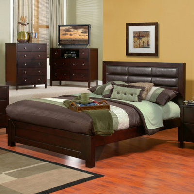 Solana Panel Bed by Alpine Furniture -image