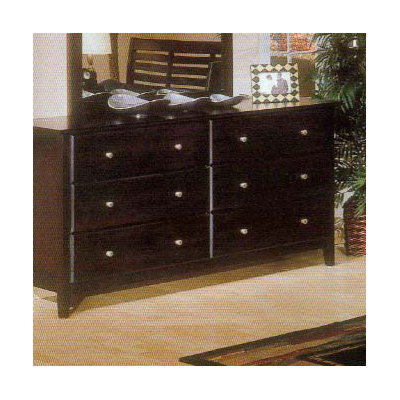 Portola 6 Drawer Dresser by Alpine Furniture -image