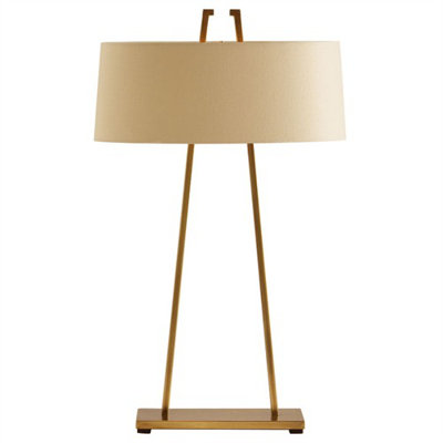 Dalton Satin Brass Lamp
