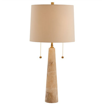 Sidney Snow Marble / Brass Table Lamp
