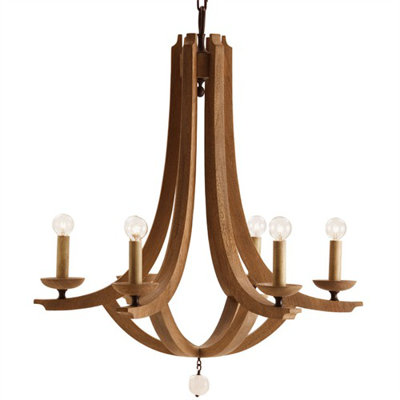 ARTERIORS Home Manning Wood / Crystal Chandelier