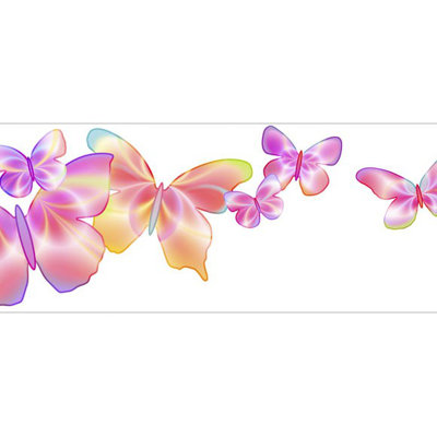 4 Walls Fluttering Butterfly Border