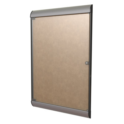 Ghent 1-Door Silhouette Enclosed Tackboard