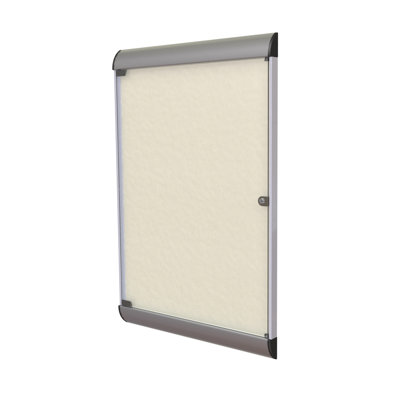 Ghent 1-Door Silhouette Enclosed Tackboard