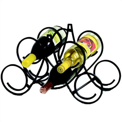 Spectrum Diversified Bordeaux 5 Bottle Tabletop Wine Rack