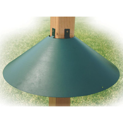 audubon woodlink post mount squirrel baffle in green audubon woodlink post mount squirrel baffle in green