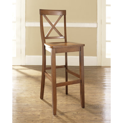 Crosley X-Back 30" Barstool in Classic Cherry