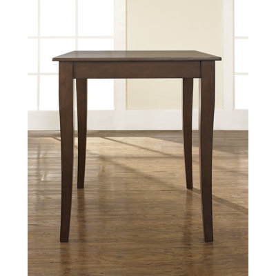 Crosley Cabriole Leg Pub Table in Vintage Mahogany