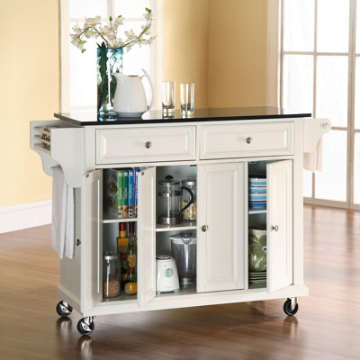 Crosley Kitchen Cart with Granite Top