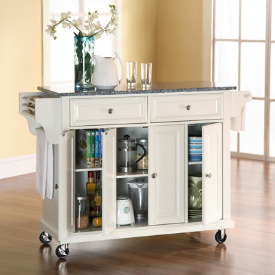 Crosley Kitchen Cart with Granite Top