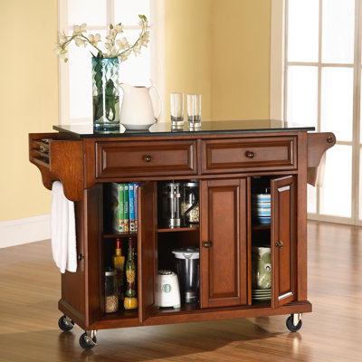 Crosley Kitchen Cart with Granite Top