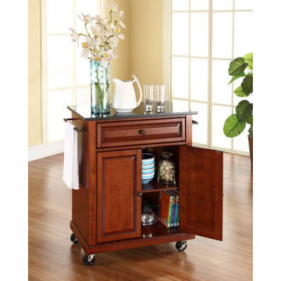 Crosley Kitchen Cart with Granite Top