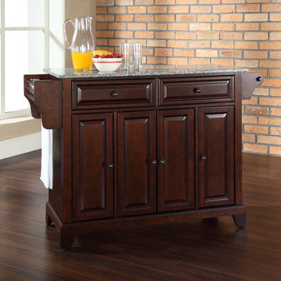 Crosley Newport Kitchen Island with Granite Top