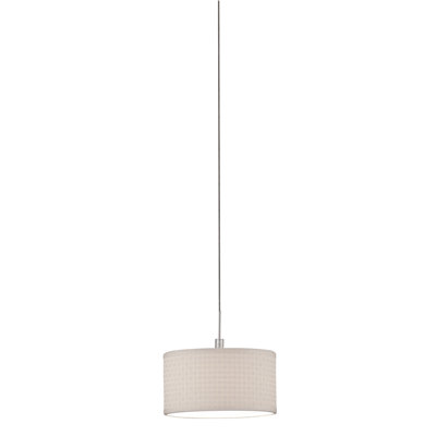 Philips Forecast Lighting White Grasscloth Pendant Shade