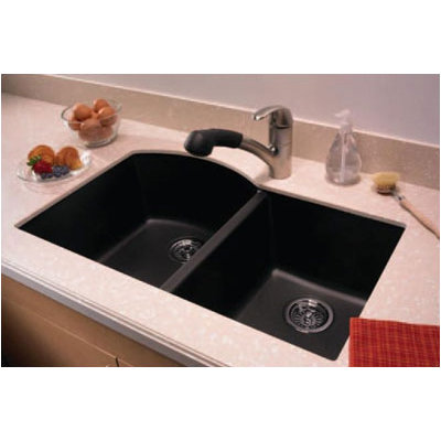 ... Nero Granite Undermount Double Bowl Kitchen Sink Wayfair