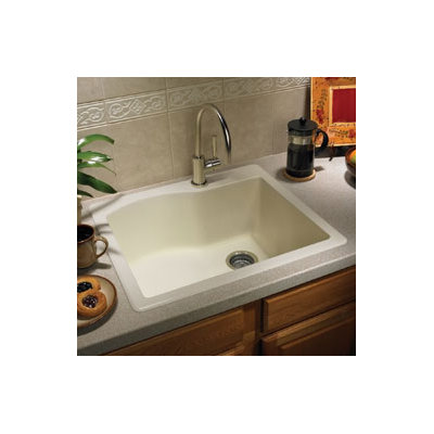 Swanstone Swanstone Classics 25" x 22" Single Bowl Kitchen ...