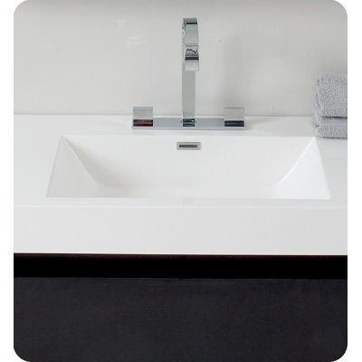 Fresca Mezzo Modern Bathroom Vanity with Medicine Cabinet