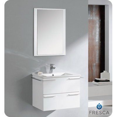 Fresca Cielo 24" Modern Bathroom Vanity with Mirror