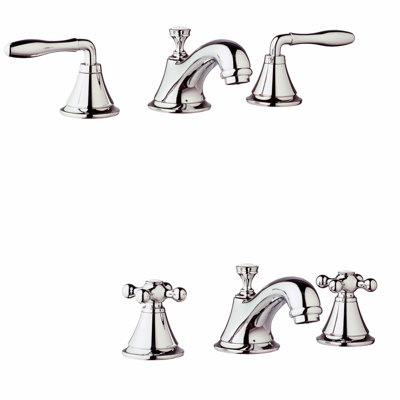 Grohe Seabury Widespread Lavatory Faucet Set Less Handles