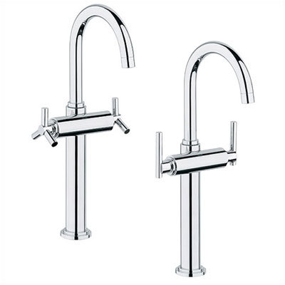 Grohe Atrio Single Hole Vessel Faucet with Double Cross Handles