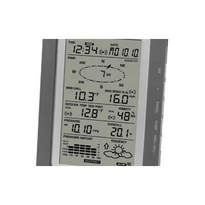 La Crosse Technology Weather Channel Professional Weather Center in Silver