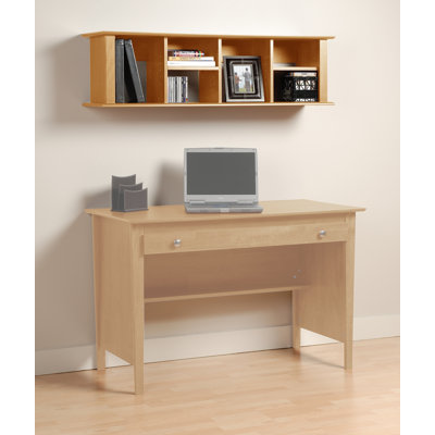 Prepac Belcarra Contemporary 13" H x 48" W Desk Hutch
