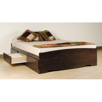 Manhattan Storage Platform Bed by Prepac -image