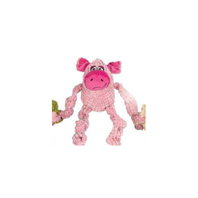 Zanies Bungee Bunch Pig Dog Toy
