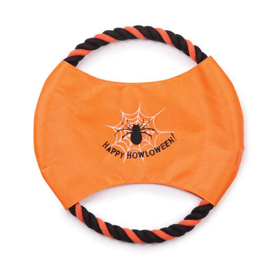 Zanies Trick or Treat Rope Flyer Dog Toy
