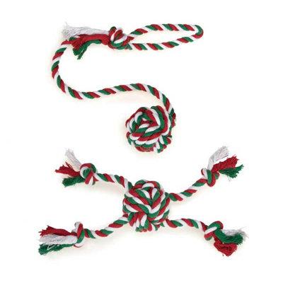 Zanies Santa's Super Stocking Dog Toy (10 Pack)