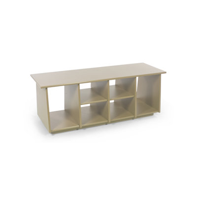 Loll Designs Cubby Solid Wood Storage Bench