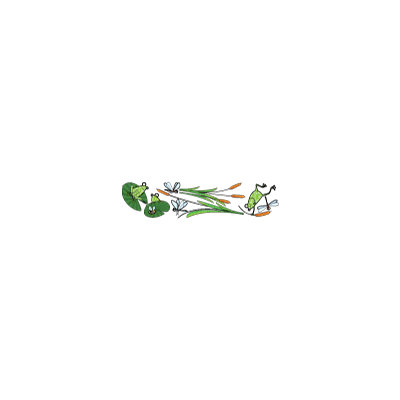 ADZif Ludo Frogs Wall Decal