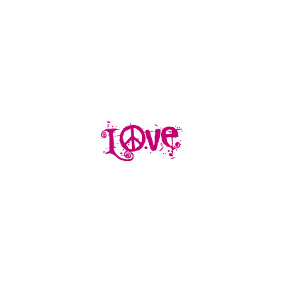 ADZif Blabla Peace and Love Wall Decal