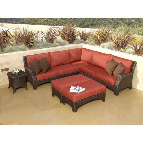Santa Barbara Sectional Sofa with Cushions Wayfair