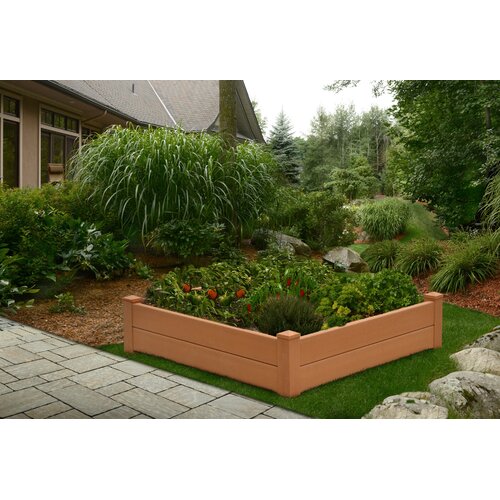 Suncast Tiered Raised Square Garden Bed Planter & Reviews | Wayfair