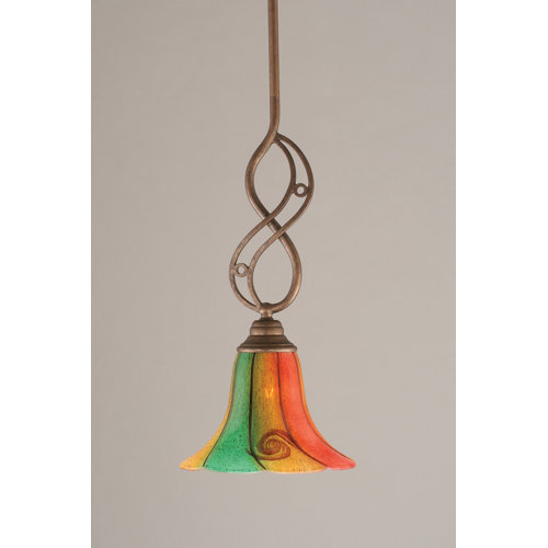 Toltec Lighting Jazz Mini Pendant With Hang Straight Swivel