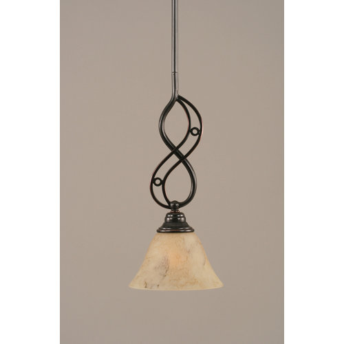 Toltec Lighting Jazz Mini Pendant With Hang Straight Swivel