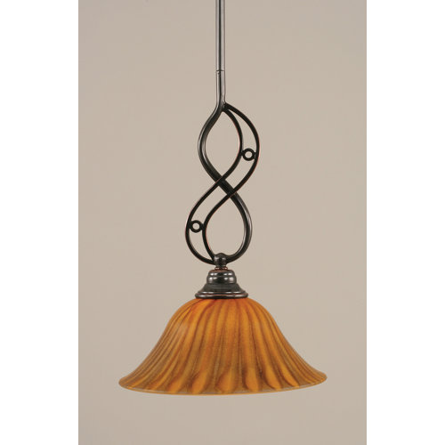 Toltec Lighting Jazz Mini Pendant With Hang Straight Swivel