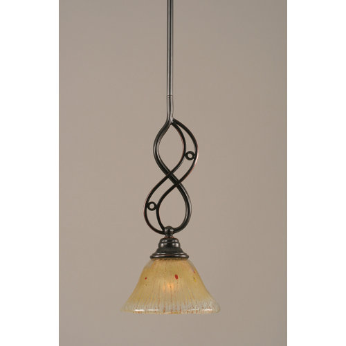 Toltec Lighting Jazz Mini Pendant With Hang Straight Swivel