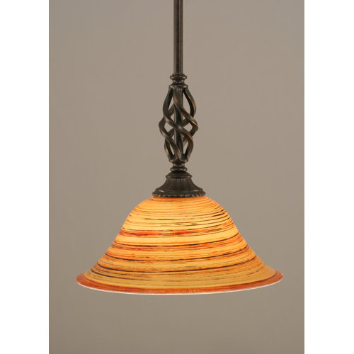 Toltec Lighting Eleganté Mini Pendant With Hang Straight Swivel