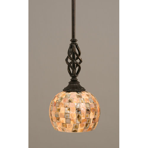 Toltec Lighting Eleganté Mini Pendant With Hang Straight Swivel